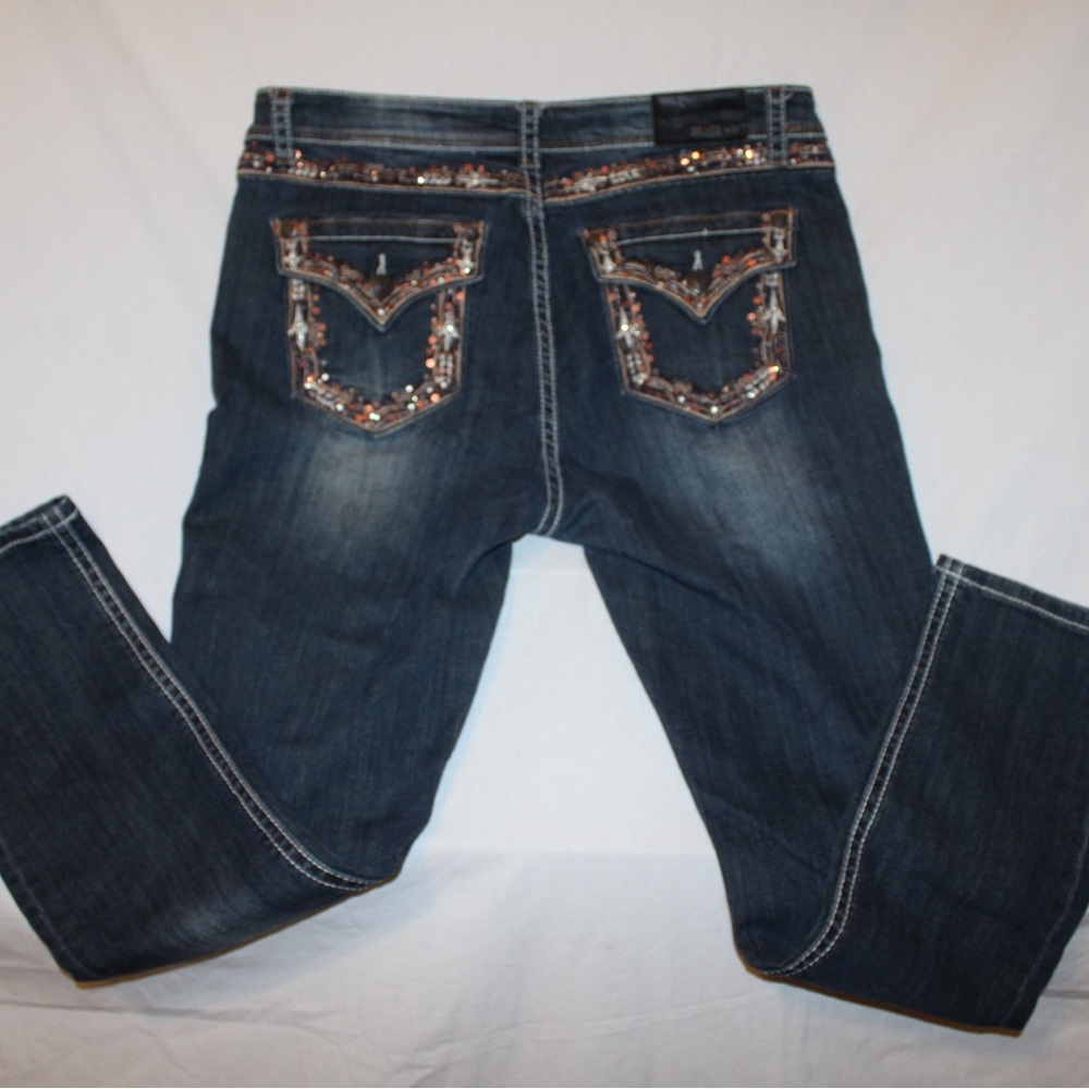 Grace in LA Easy Fit Jeans with embellishments size 34